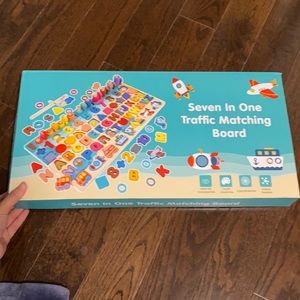 Wooden Number Alphabet Shape puzzle